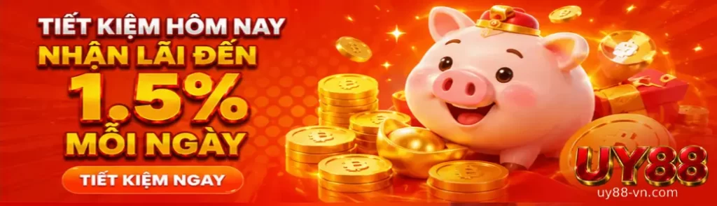 UY88 Khuyến mãi 3 - Hoàn trả siêu tốc và tích lũy tiết kiệm đến 1.5%